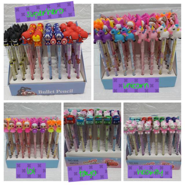 

Pensil cabut karakter