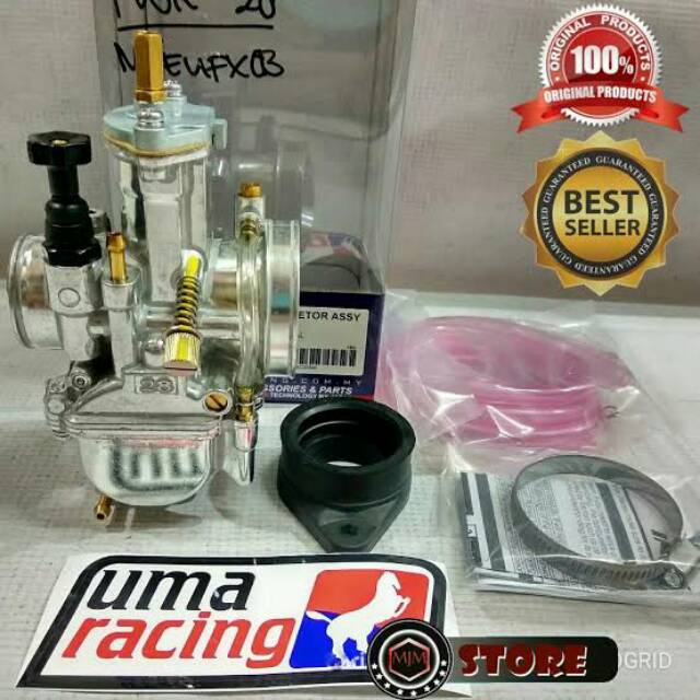 Karburator Uma Racing Pwk 28 Assy 2T/4T Original Bukan Sudco Keihin TDR Tk Kawahara Koso Ride It