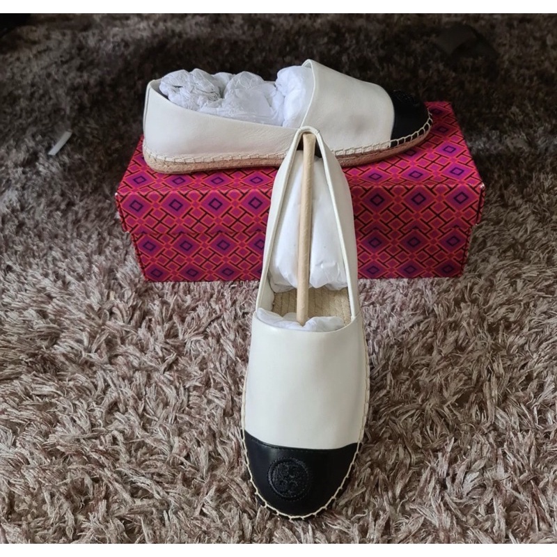 sepatu tb colorblock espadrilles flat size 7 original shoes