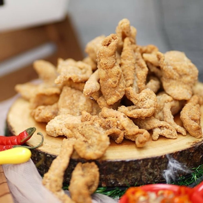 

NEW keripik kulit ayam/ keripik kulit kisanak 500 gram - Asin
