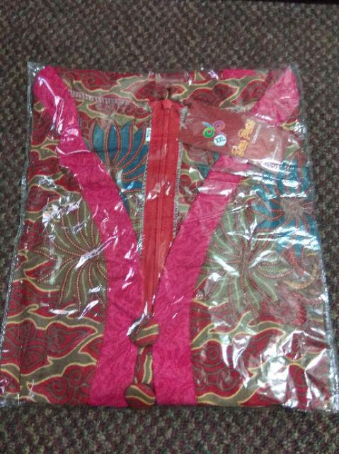 Atasn Blouse Batik Kutubaru Modern - Motif Mega Mendung S-m-l-xl-xxl-3l-4l-5l