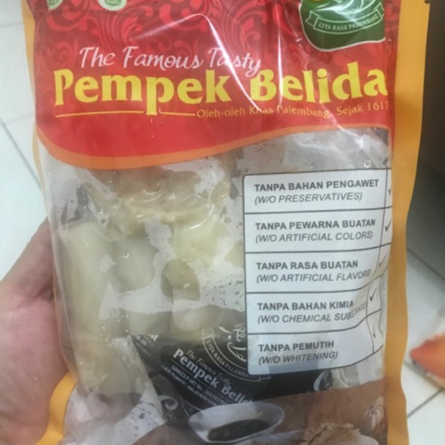 

Pempek Palembang Belida, makanan murah meriah