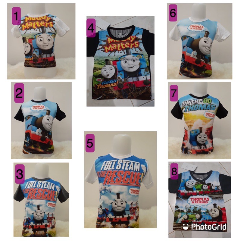 GROSIR 3 pcs Kaos  FURO & COCO ICE SIZE S buat 1 thn