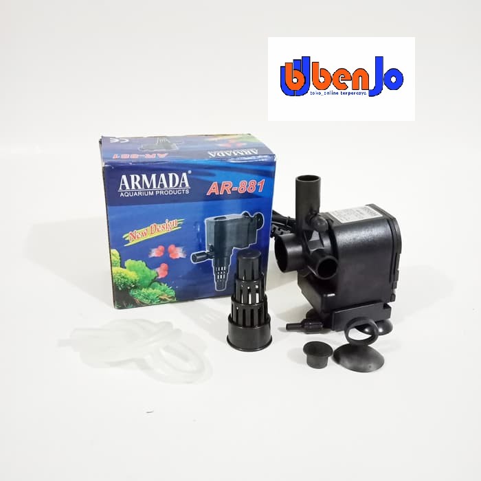 Pompa Celup Aquarium Model Armada AR 881 AR881