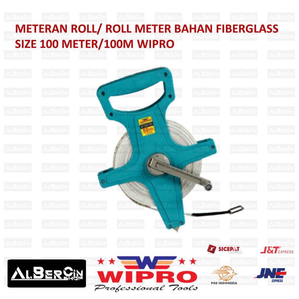 Roll Meter -RF Fiberglass Size 100 Meter - Wipro