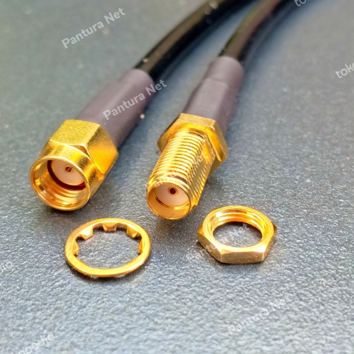 kabel pigtail rp sma male to sma female rg58