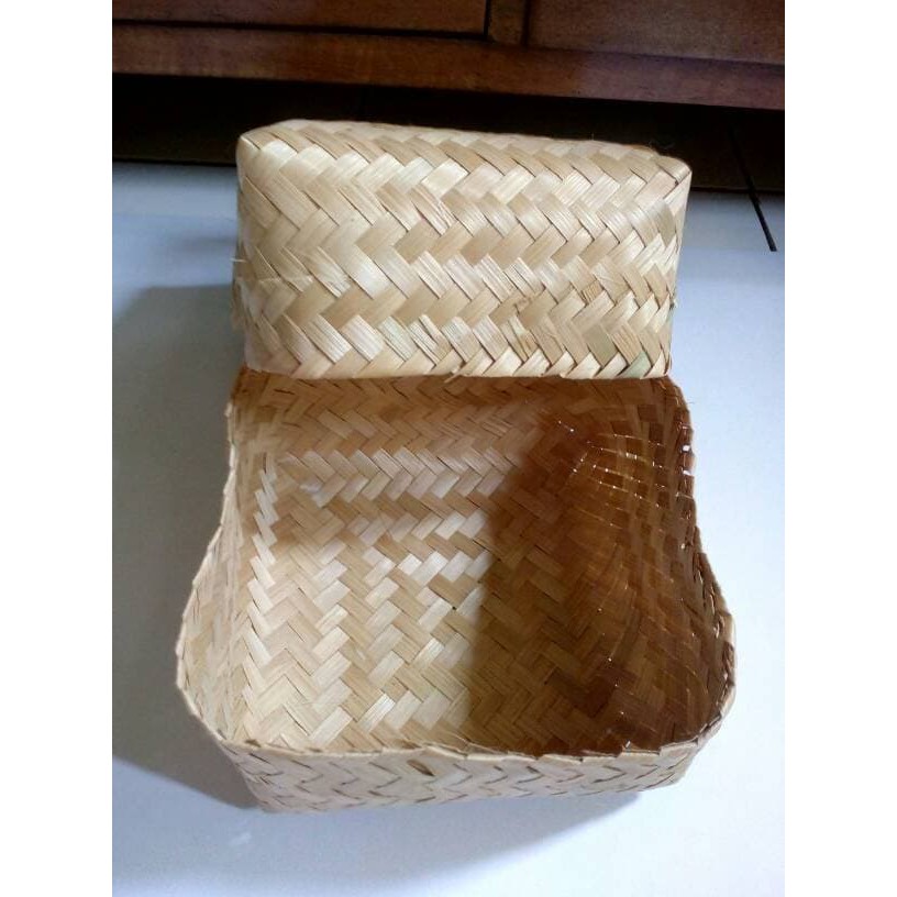 besek bambu 20x20 harga sepasang