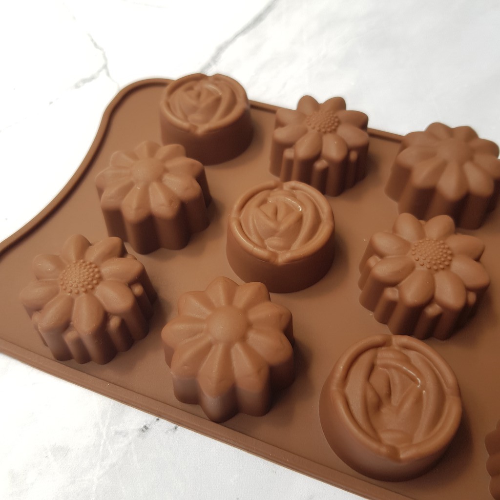 cetakan silicon mold coklat jelly puding agar agar cake chocolate