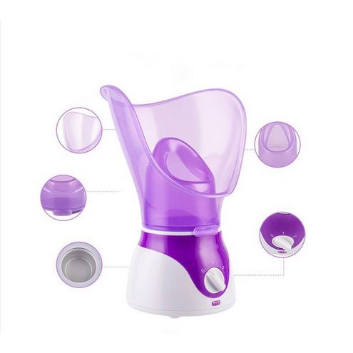 [TOSERBA_EMAK] -  CkeyiN Air Humidifier Facial Steamer SPA Perawatan Wajah - MR290Z - Purple