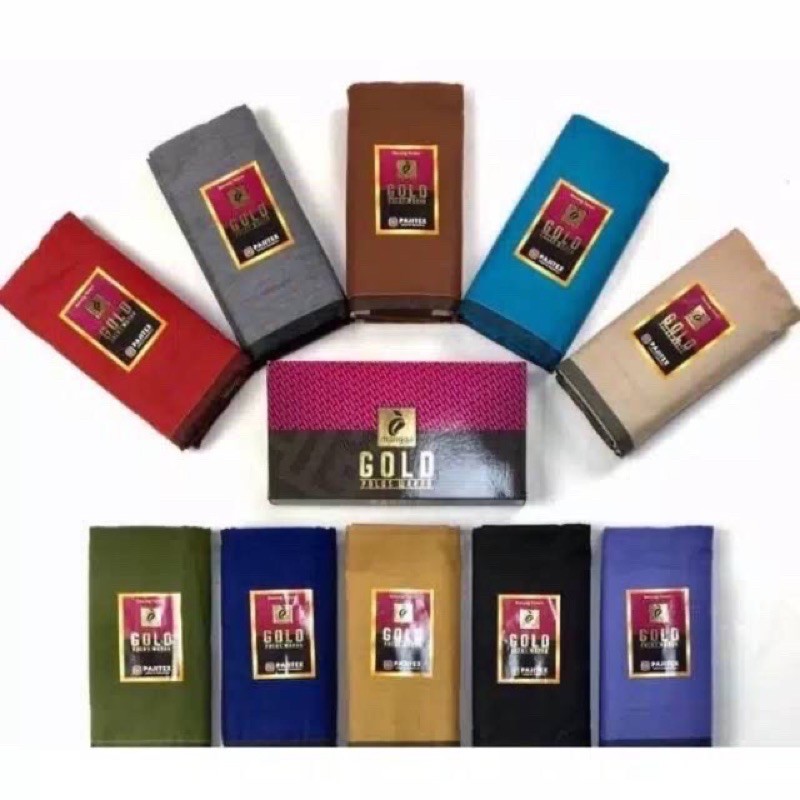 Sarung Mangga Gold Polos