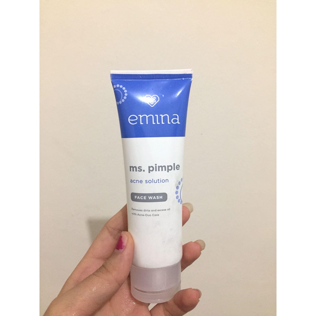 Emina Ms Pimple Acne Solution Face Wash 50ml | Pembersih Wajah RUMAH CANTIK