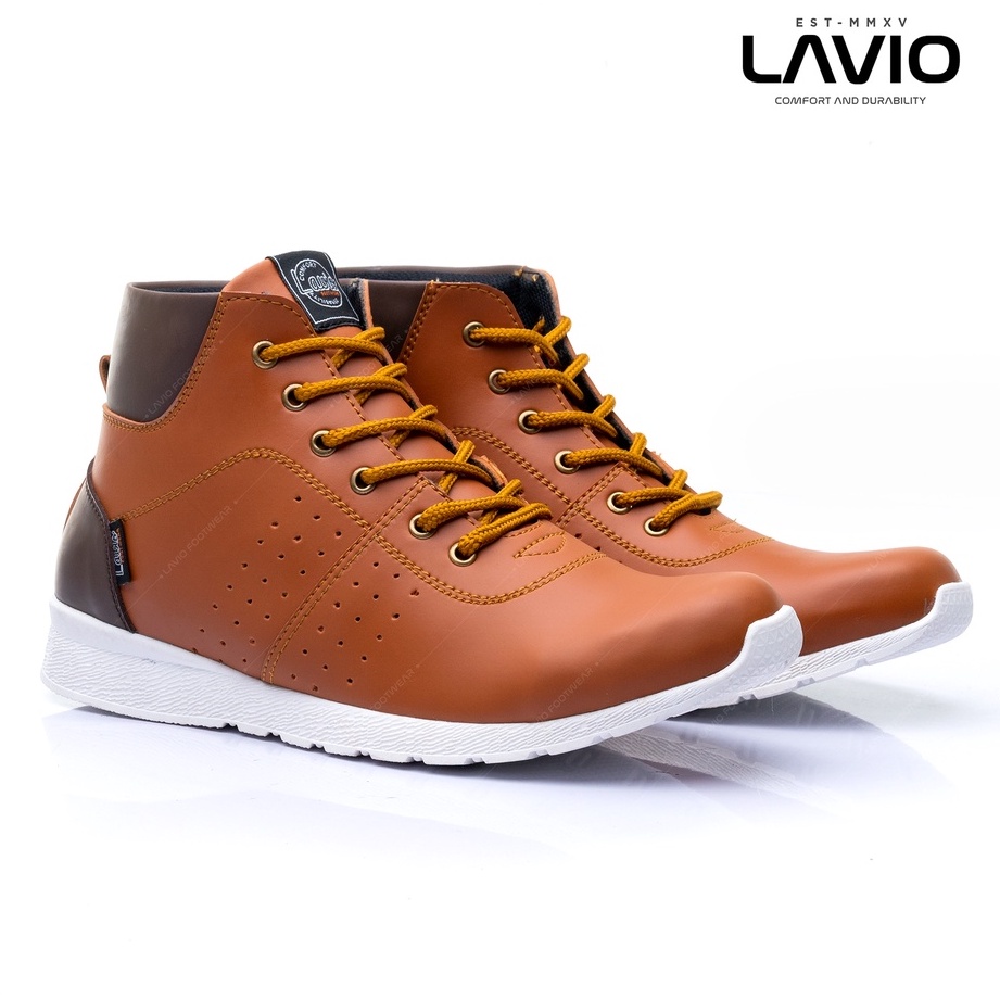 Sepatu Sneakers Safety Kasual Pria Lavio Vander Original