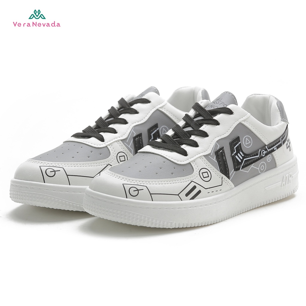 Vera Nevada Sepatu Sneakers Wanita Sport Shoes #VN1182-GREY
