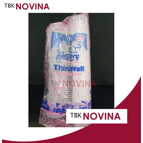 [1 DUS = 1200pcs ] Thinwall Cup 25ml Plastik Tempat Saos Cup Sambel Per Dus 1200PCS