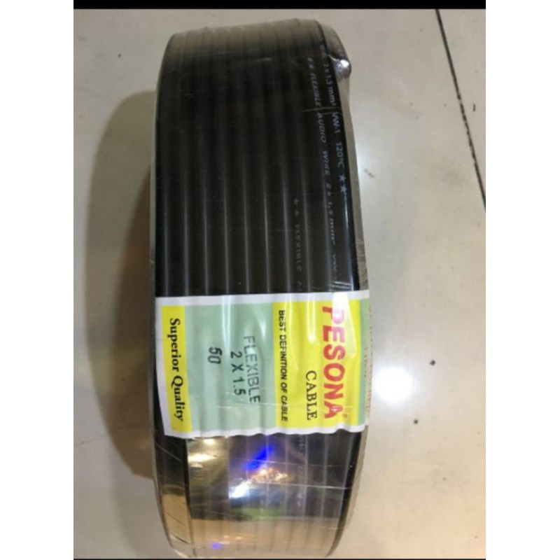 kabel serabut 2x1, 5mm hitam kabel nyyhy 2 x 1.5 mm kabel 2x1,5mm