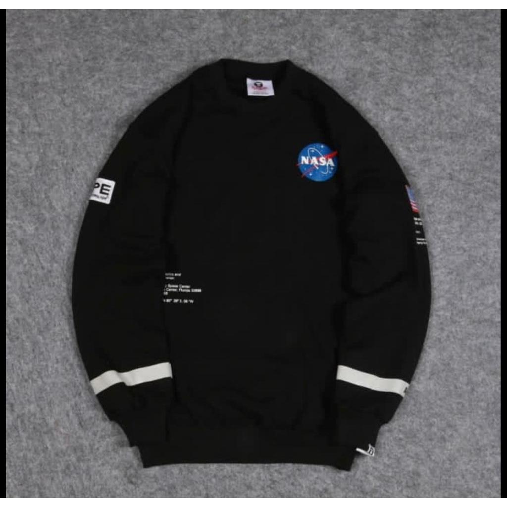 CREWNECK APE X NASA FULL LEBEL / JAKET APE X NASA / HOODIE APE X NASA