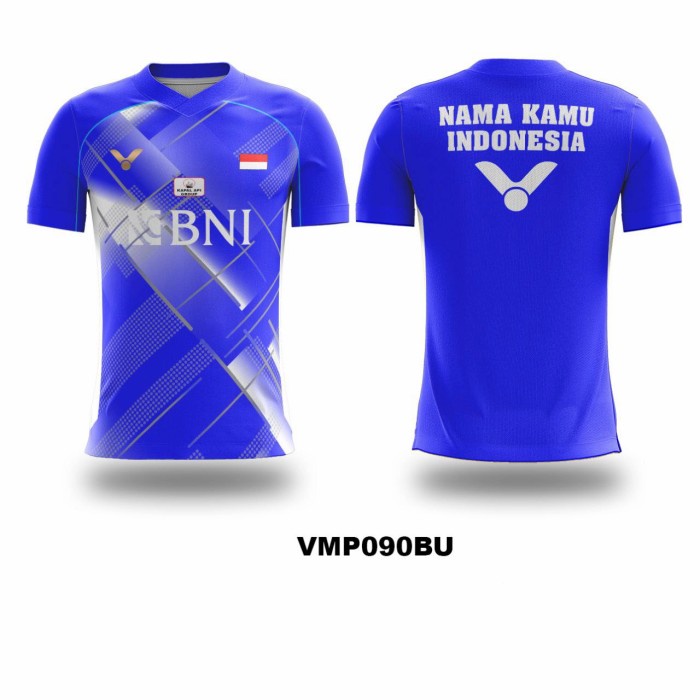 Baju Jersey Badminton BWF tour Finals 2021 Indonesia Open Bali - VMP090BU