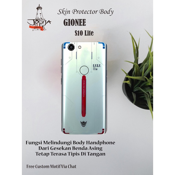 Dapat 2PCS Garskin HP Gionee S10 Lite Motif gun - Free Custom Motif