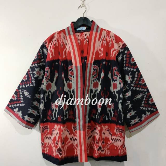 OUTER KIMONO ETNIK PRIA TENUN JEPARA/FASHION PRIA/BAJU BATIK COWOK