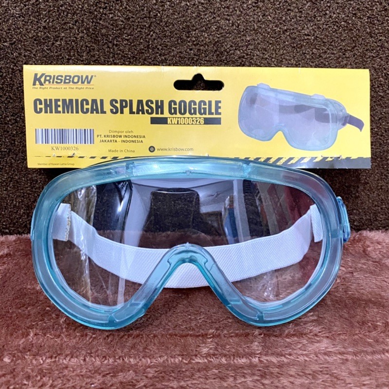 Kacamata Safety Chemical splash goggle Krisbow