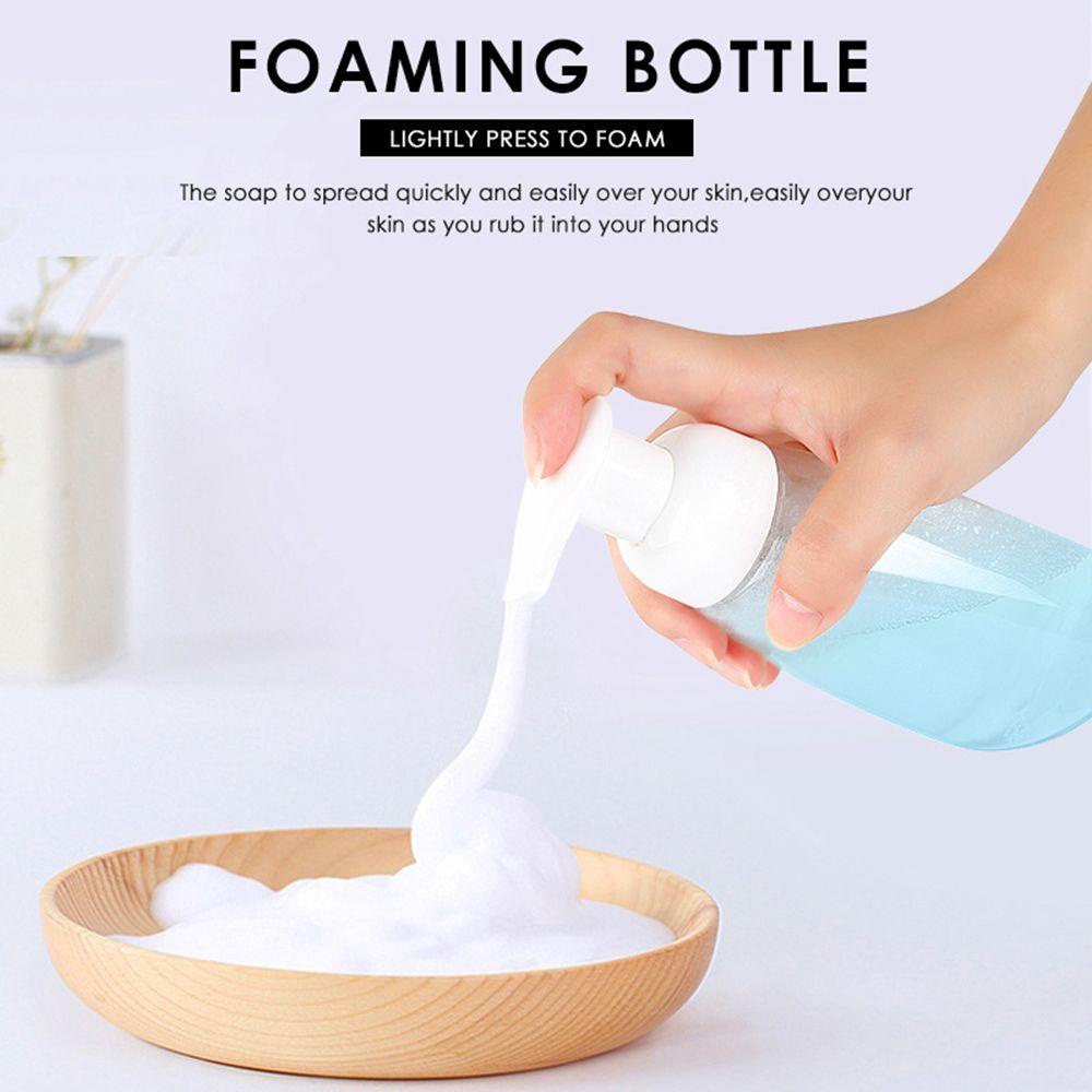 Populer 5pcs Dispenser Sabun Rumah Berguna Perlengkapan Mandi Hand Sanitizer Plastik Shower Gel Bening Wadah Pompa