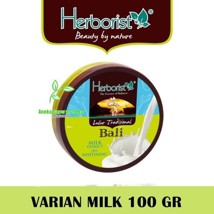 Spesial Herborist Lulur - Lulur Herborist Milk 100 Gr - Lulur Herborist Susu Hemat