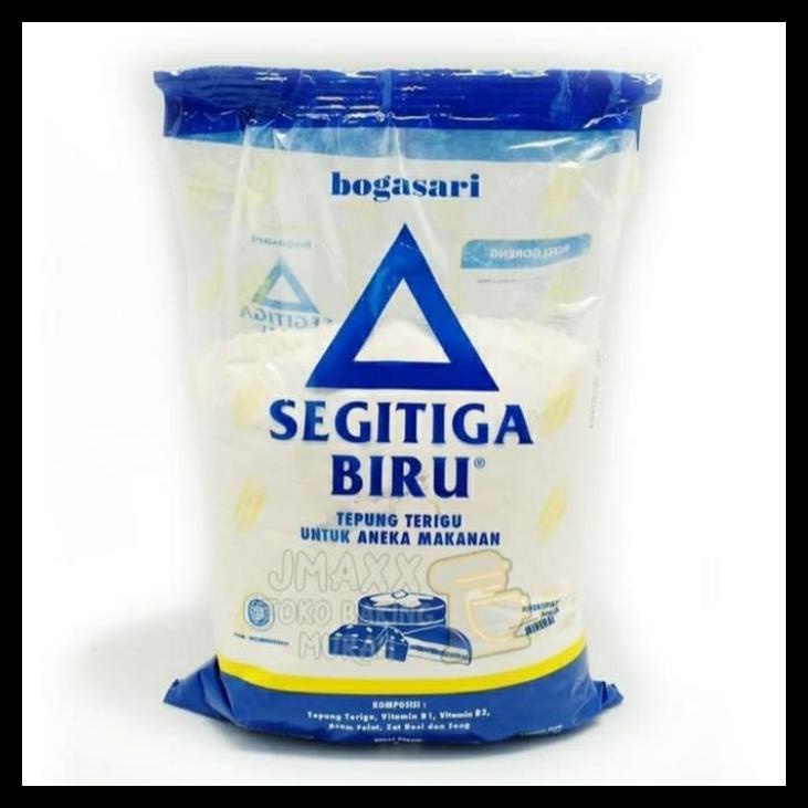 

TERBARUU!! Tepung terigu segitiga biru 1 kg 1 dus, GOJEK GRAB ONLY TERBARU