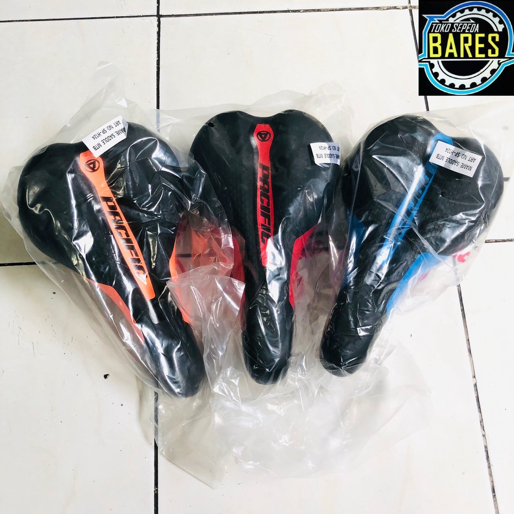 Sadel / Jok Sepeda MTB / BMX / Lipat Pacific SP-H192 / SP-H193 / SP-H194 / SP-H123 / SP-H124 BK / Saddle