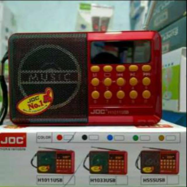 Speaker JOC 001Murotal original + radio FM dan suara super kencang