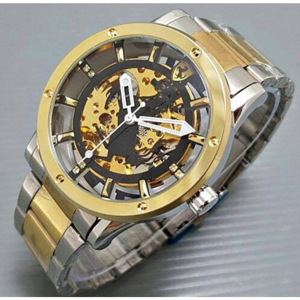 JAM TANGAN FERRARI MESIN OTOMATIS MESIN AUTOMATIC TANPA BATRAI FREEE BOX