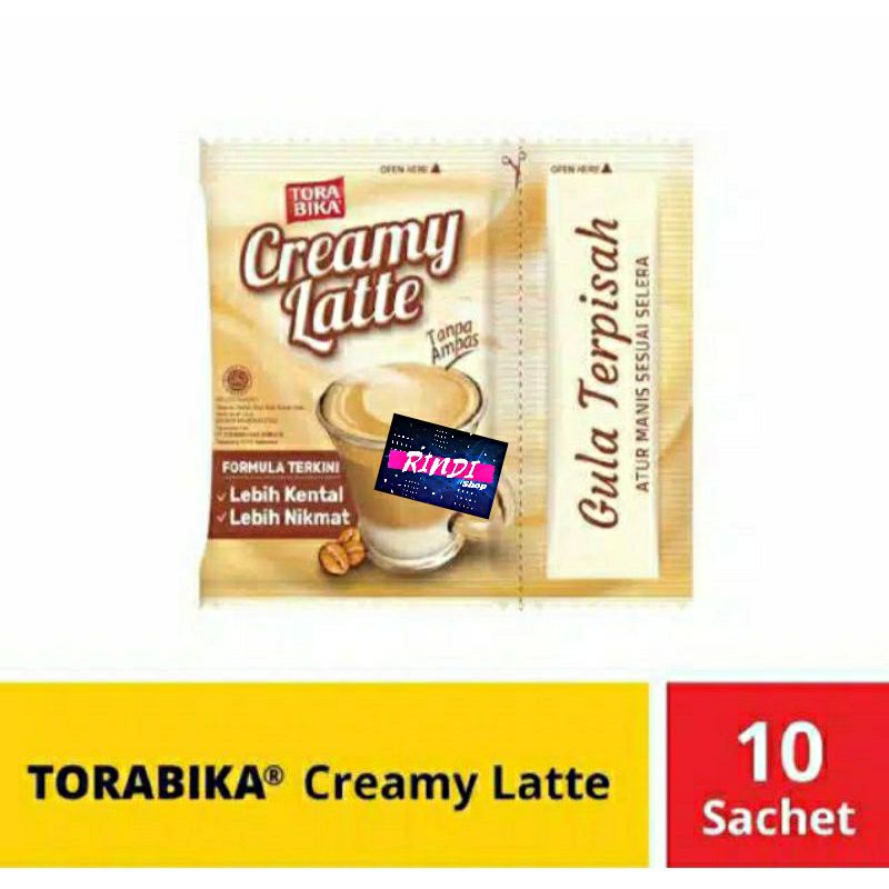

Torabika creamy latte 1 rencwng