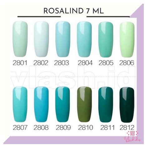 ROSALIND 7 ML SERIES HIJAU - KUTEK GEL