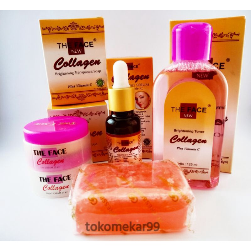 THE FACE SABUN COLLAGEN 80G BPOM RESMI