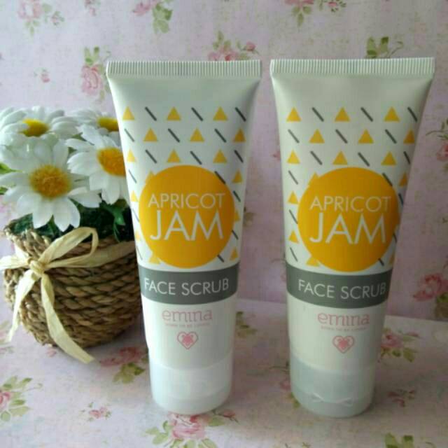 ☃Cutezz_Ching1☃Emina Apricot Jam Face Scrub 60ml - Scrub Wajah