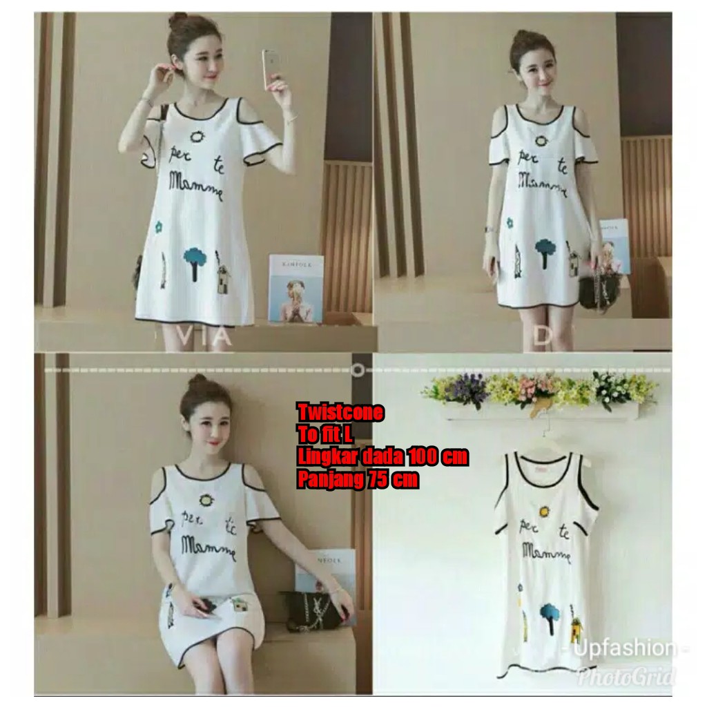 DRESS VIA BOLONG TGN BIS  TERMURAH