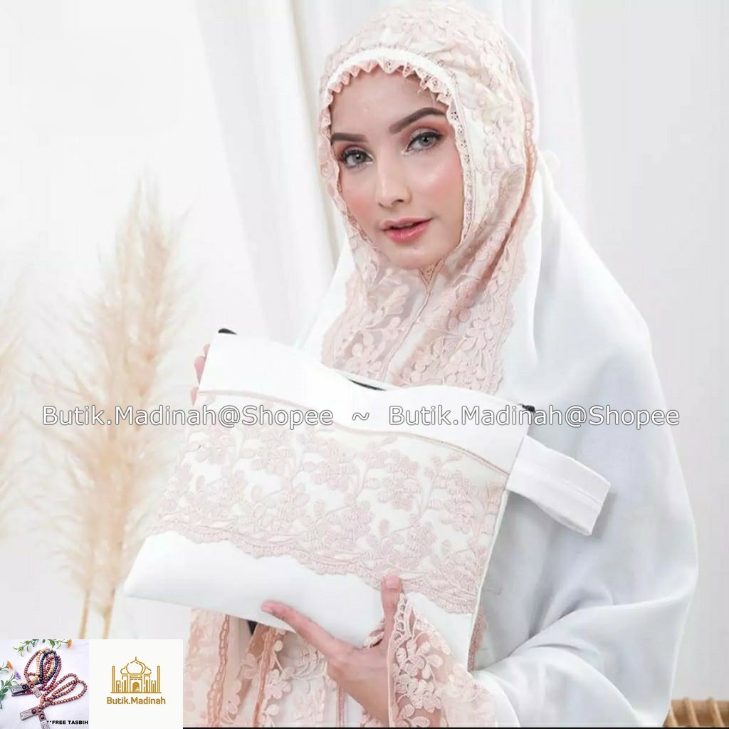 BUTIK.MADINAH MUKENA DEWASA SHIREEN RENDA MEWAH PREMIUM JUMBO