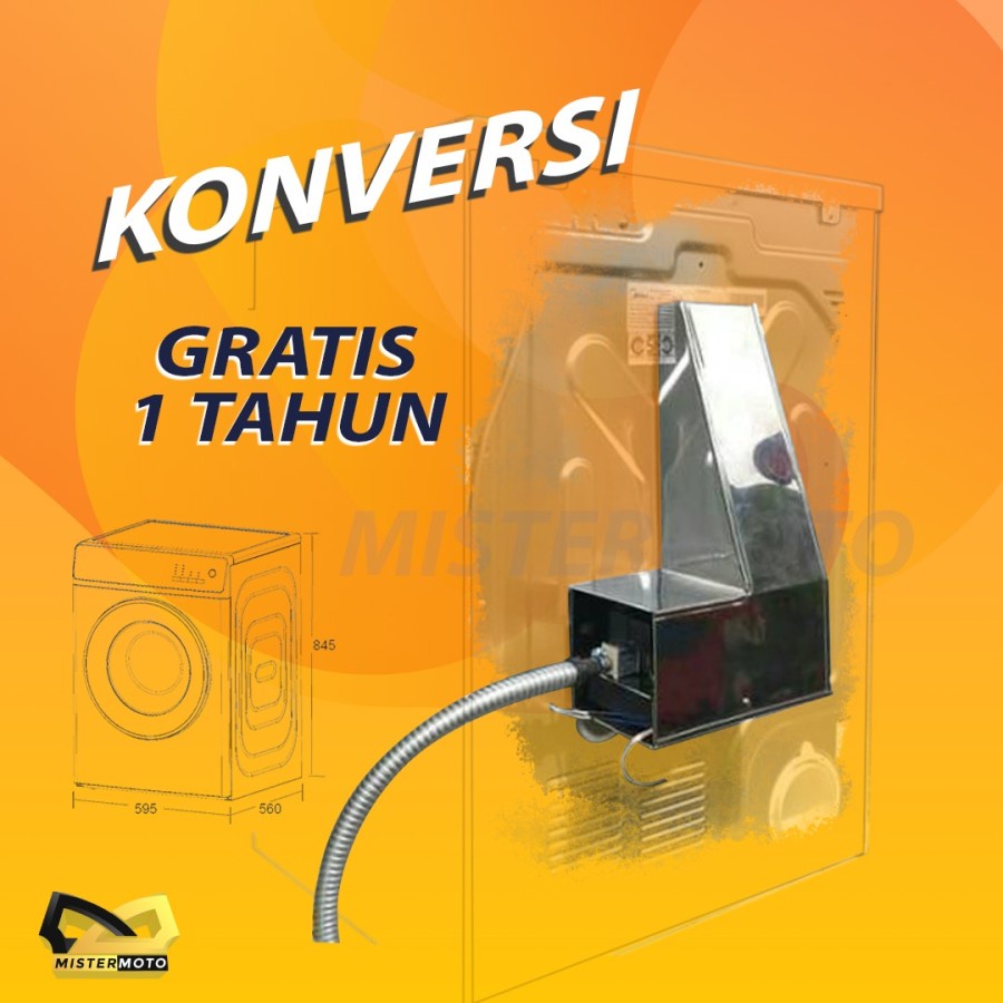 Mesin Dryer/Pengering Pakaian KONVERSI GAS by MISTERMOTO