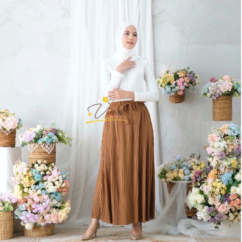 Rok plisket tali /Rok Pleated