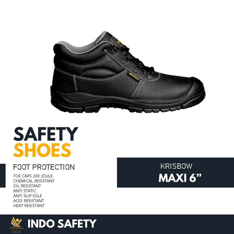 SEPATU SAFETY KRISBOW MAXI 6 INCH