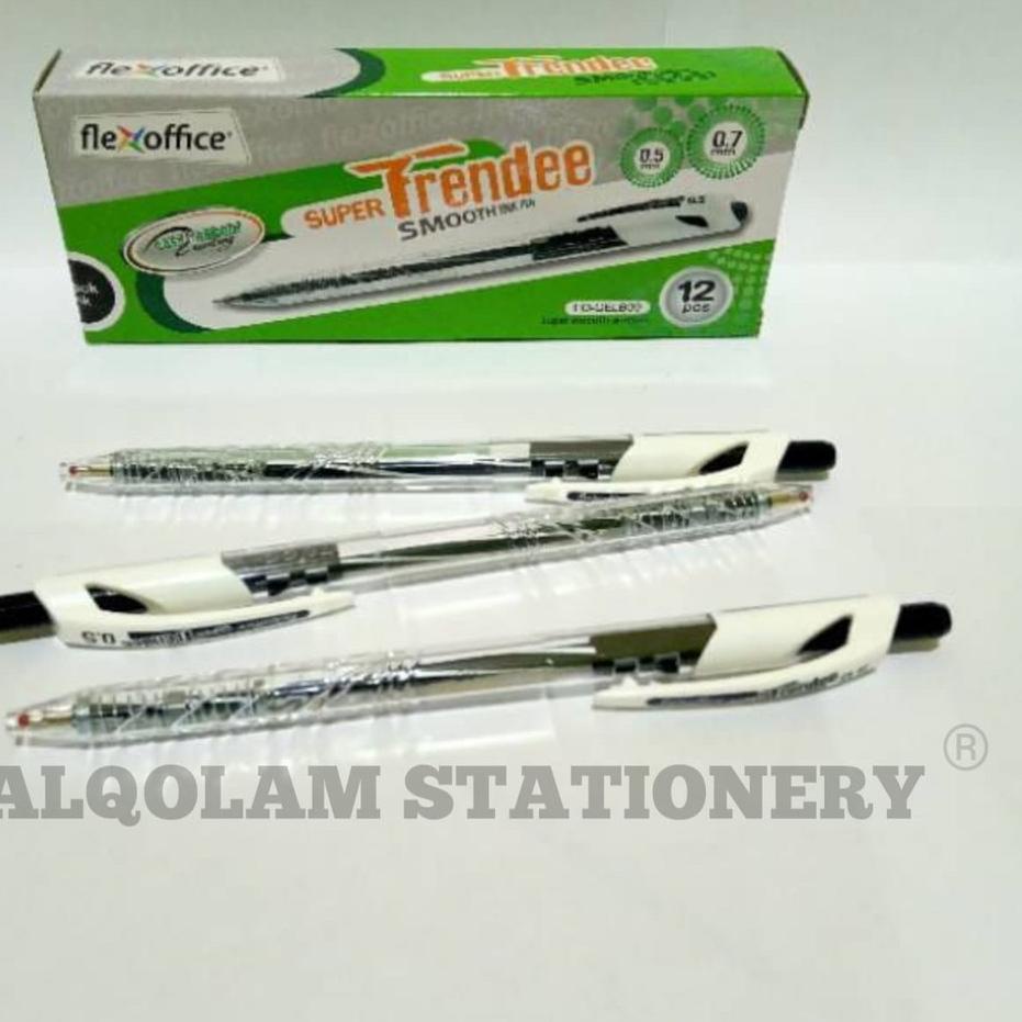 

Model Baru SELUSIN 12 PCS Pulpen Mekanik Flexoffice Super Trendee 0.5 mm Pulpen Cetekan Trendee 0.5mm ~