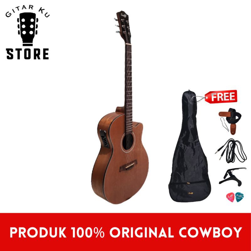 Gitar Akustik Elektrik Cowboy GWC-235NS GWC 225NS Original