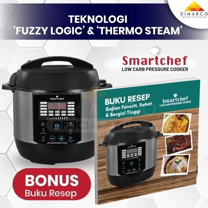 SMART CHEF low carbo Rice cooker pressure cooker untuk program diet