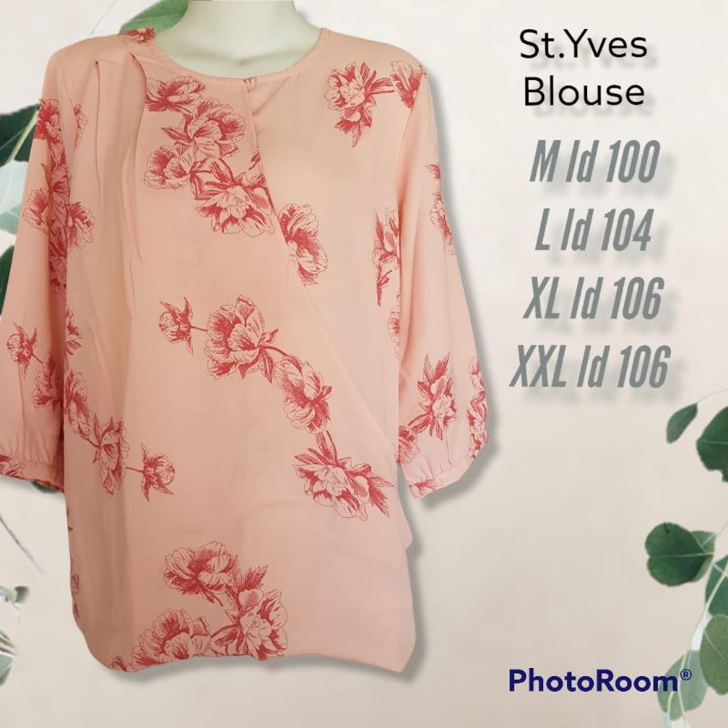 ✨BCM✨ Blouse wanita CONNEXION St.yves Details termurah-2
