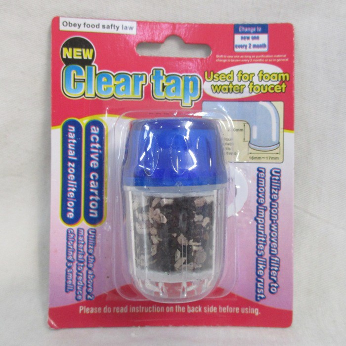 CLEAR TAP Saringan Kran Air Water Filter  With Zeolite &amp; Active Carbon Food Safety