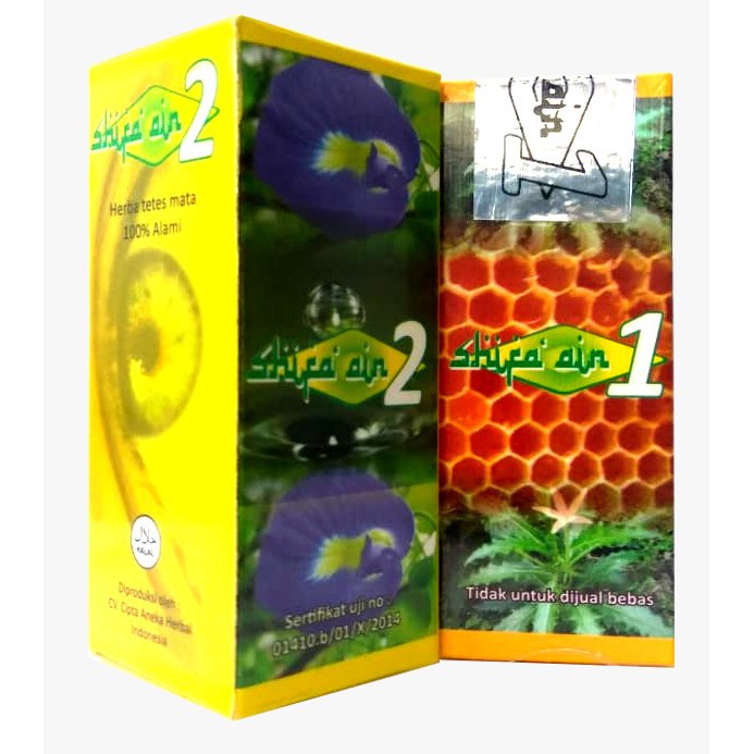Tetes Mata Shifa Ain 1 & 2 Herbal Tetes Mata Bunga Teleng Kitolod ASLI