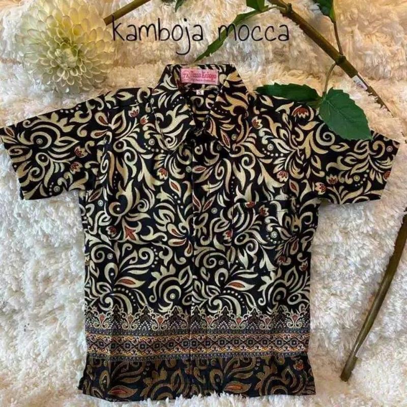 NEW REAL PICT KEMEJA ANAK/BATIK ANAK/BATIK RESMI /COUPLE BATIK