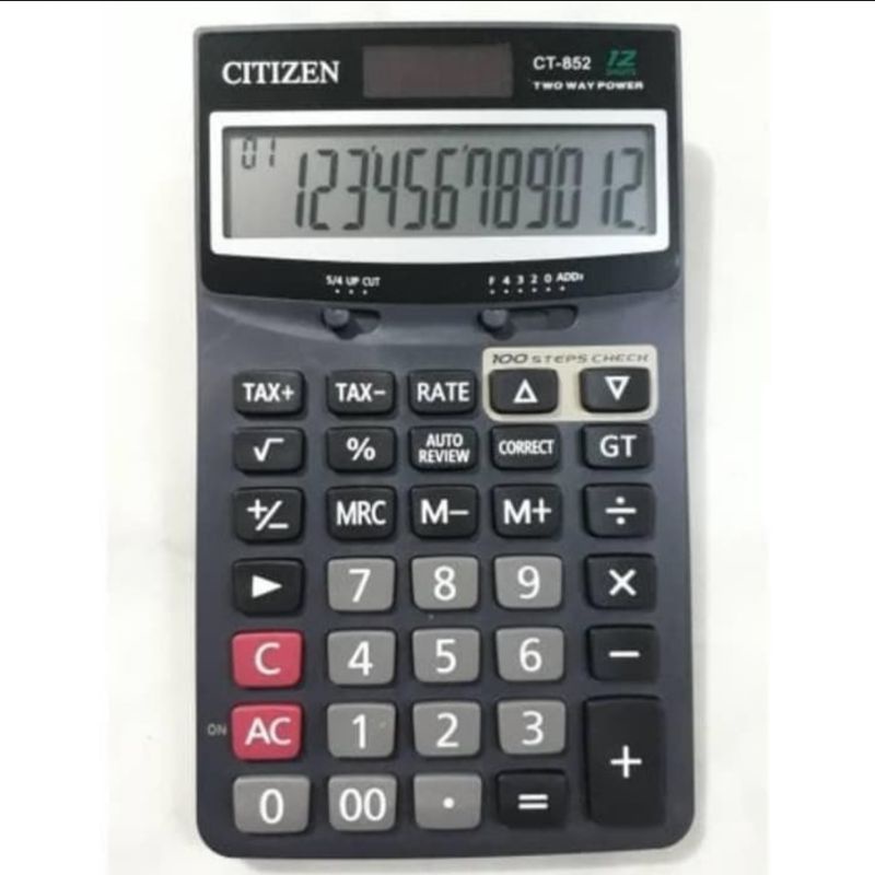 CITIZEN CT-852 - Check &amp; Correct Calculator Kalkulator Desktop CT852