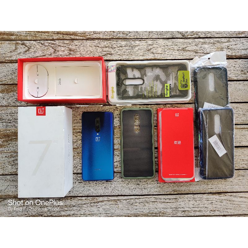 Oneplus 7 Pro Blue Fullset Ori 256GB