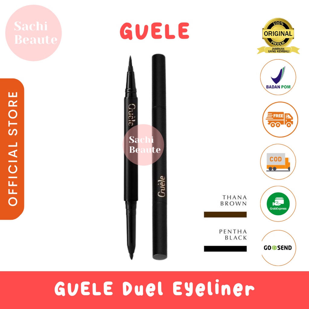 Guele Dual Eyeliner Pentha Black Thana Brown