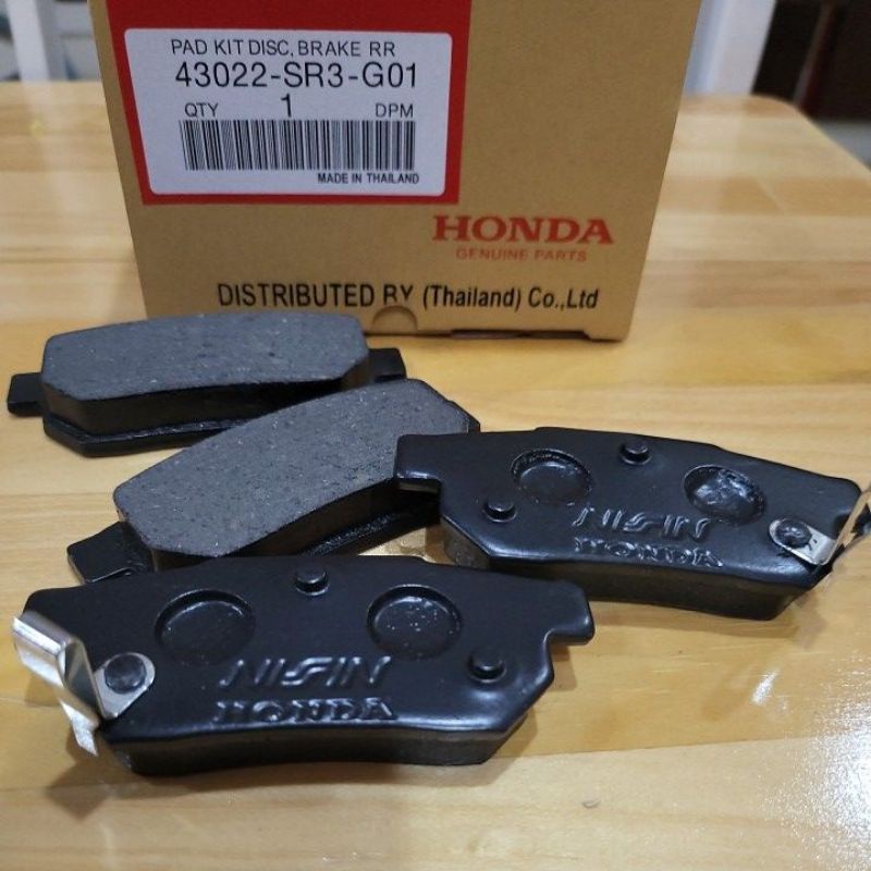 BRAKE PAD REAR-KAMPAS REM BELAKANG JAZZ/ CITY Z/ GENIO/ FERIO SR3